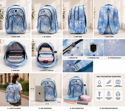 Premium Girls School & College Backpack